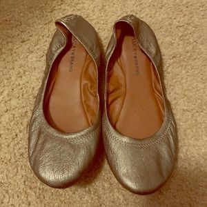 *️⃣Pewter Lucky Brand Flats*️⃣